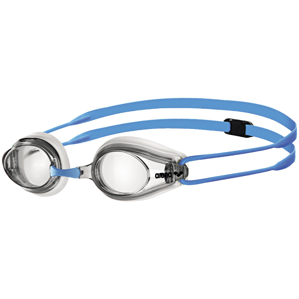 Tracks Junior Racing Swimming Goggles Age 6-12 Clear Clear